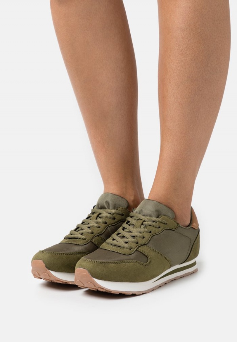 Anna Field Top 10 Joggesko Dame Khaki | NO-IBNKL-1245