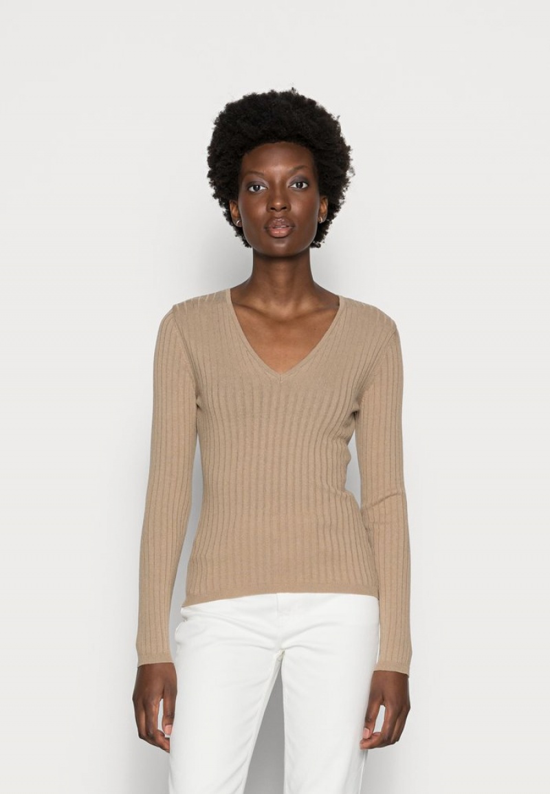 Anna Field Top 10 Jumper Pullover Dame Brune | NO-PCEZJ-5879