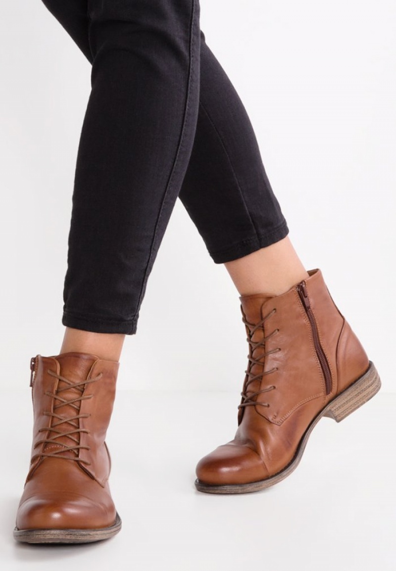 Anna Field Top 10 Leather Booties Støvletter Dame Brune | NO-QLBCM-9472