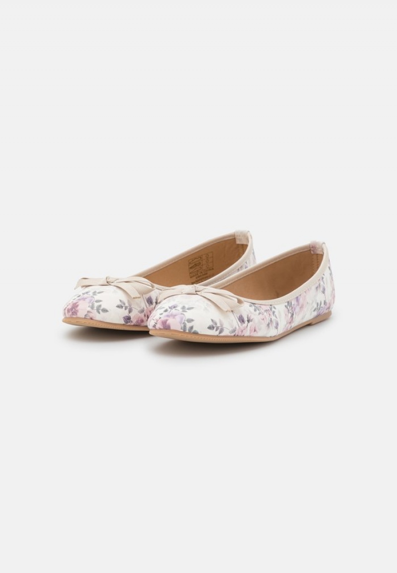 Anna Field Wholesale Ballet Pumps Ballerinasko Dame Hvite | NO-AFBGP-4679