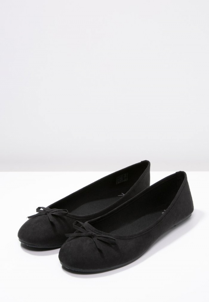 Anna Field Wholesale Ballet Pumps Ballerinasko Dame Svarte | NO-CSPWU-1287