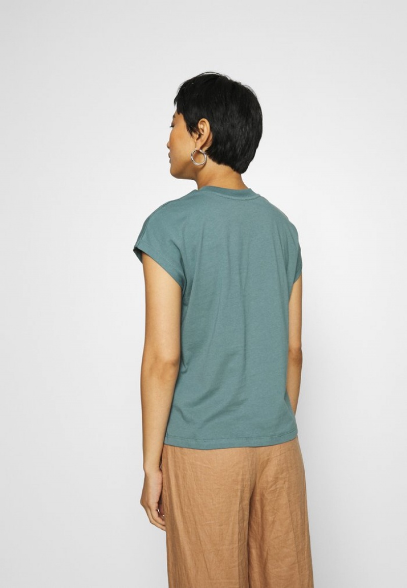 Anna Field Wholesale Basic T-Skjorte Dame Turkis | NO-ZVIFS-3645