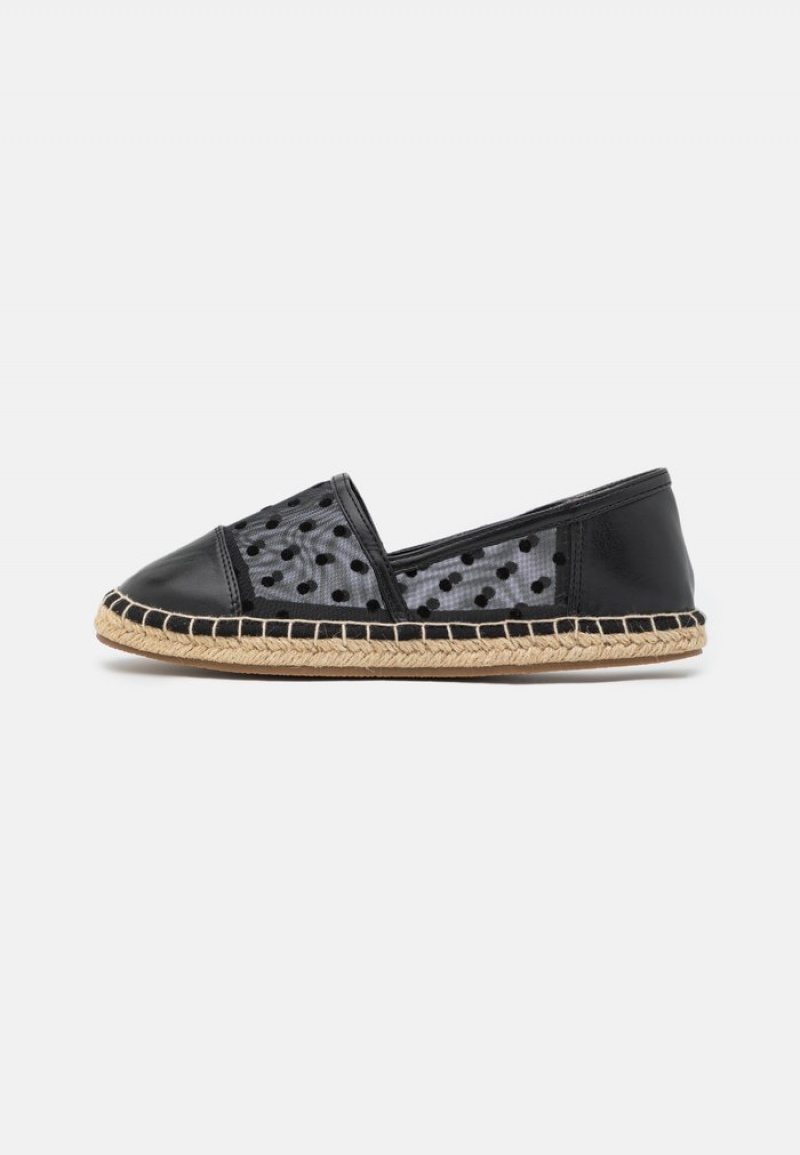 Anna Field Wholesale Espadrilles Lave Sko Dame Svarte | NO-DAWOR-1749