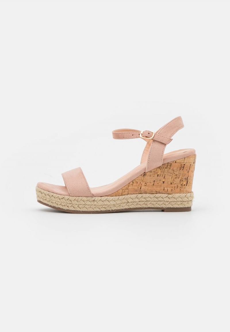 Anna Field Wholesale Platform Sandaler Dame Lyse Rosa | NO-TLUSD-8674