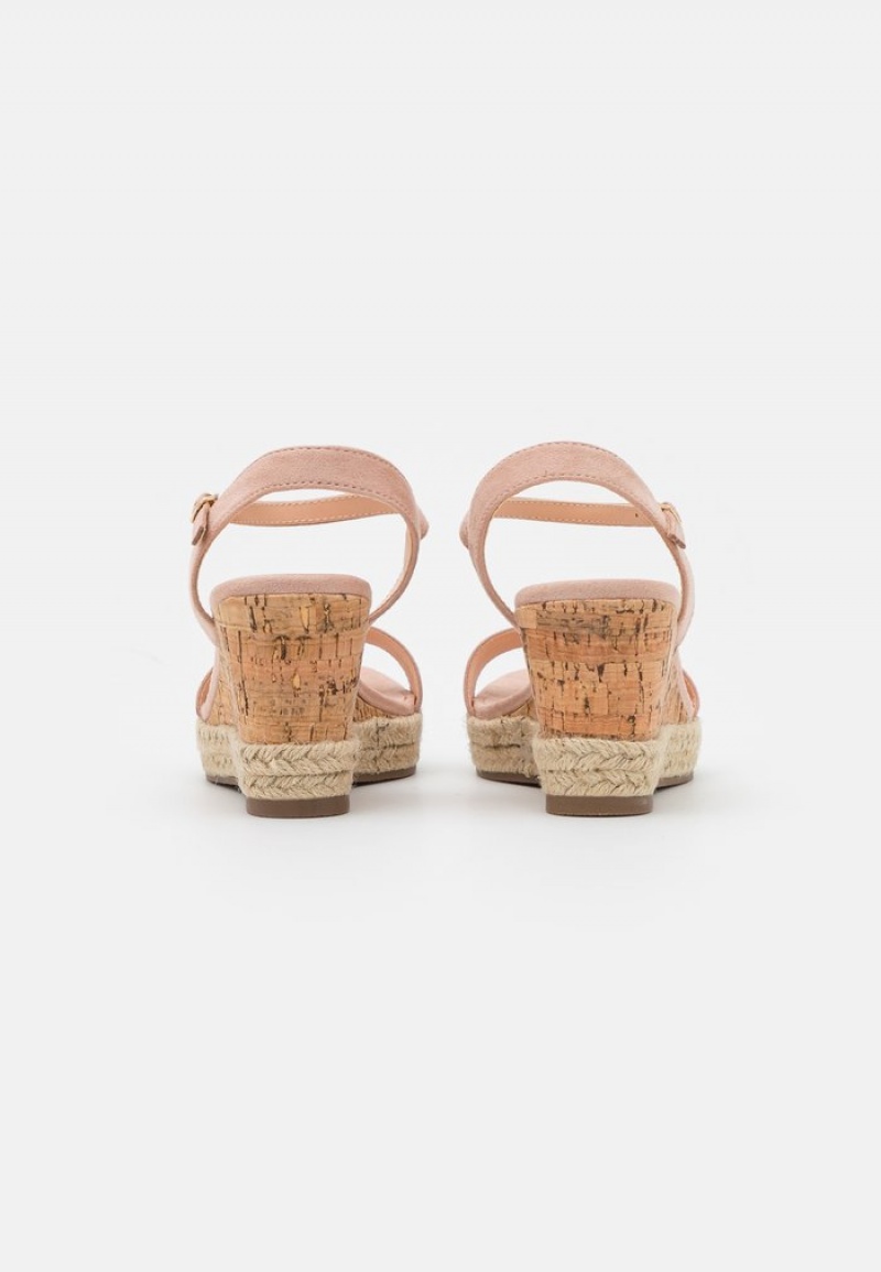 Anna Field Wholesale Platform Sandaler Dame Lyse Rosa | NO-TLUSD-8674