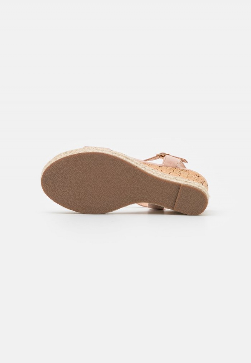 Anna Field Wholesale Platform Sandaler Dame Lyse Rosa | NO-TLUSD-8674