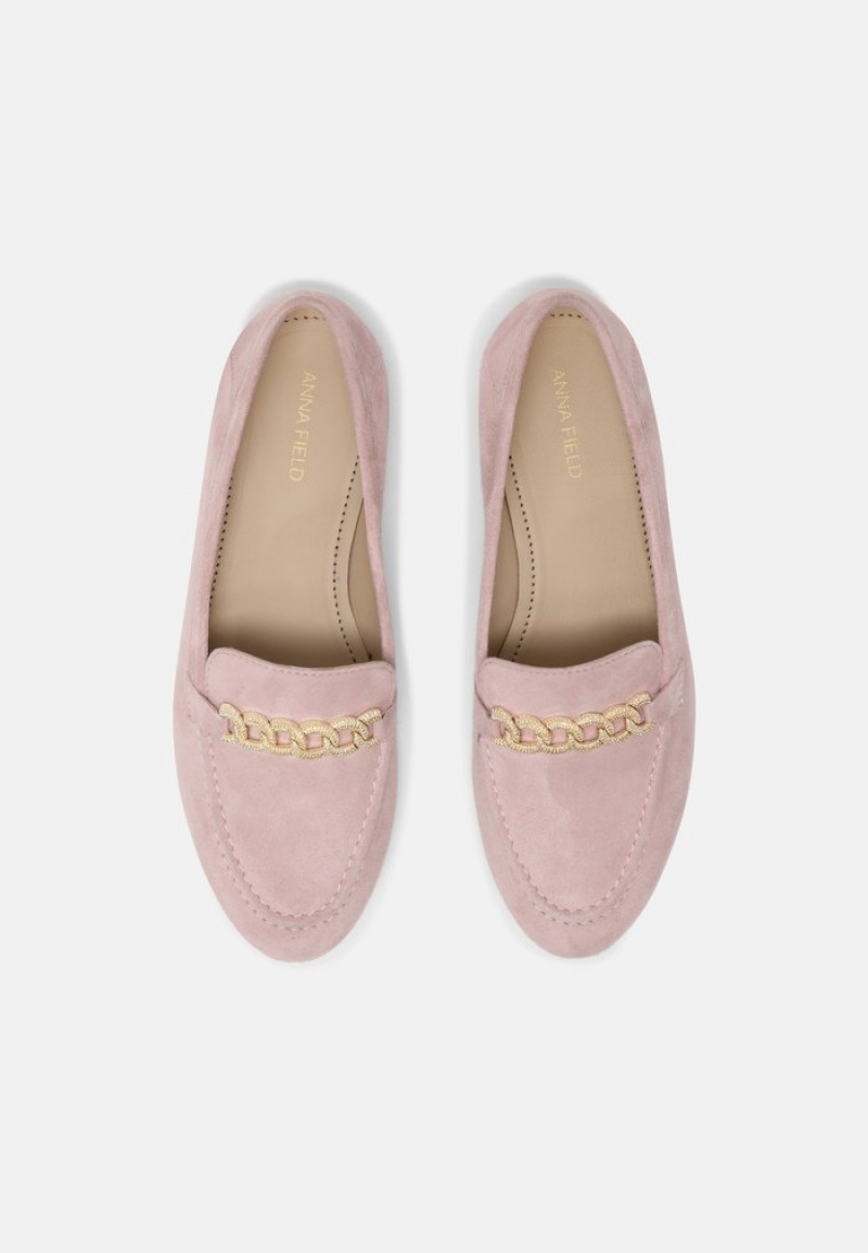 Anna Field Wholesale Slip-Ons Lave Sko Dame Rosa | NO-YULOP-9657